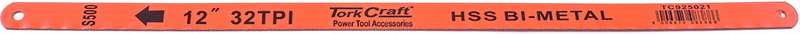 Tork Craft Hacksaw Blade Bi-metal 32tx300mm