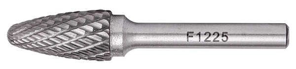 Tork Craft Rotary Burr Tungsten 12x25x6mm Conical Round Point