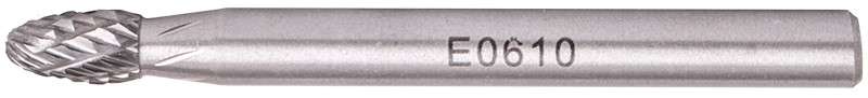 Tork Craft Rotary Burr Tungsten 6x10x6mm Rounded