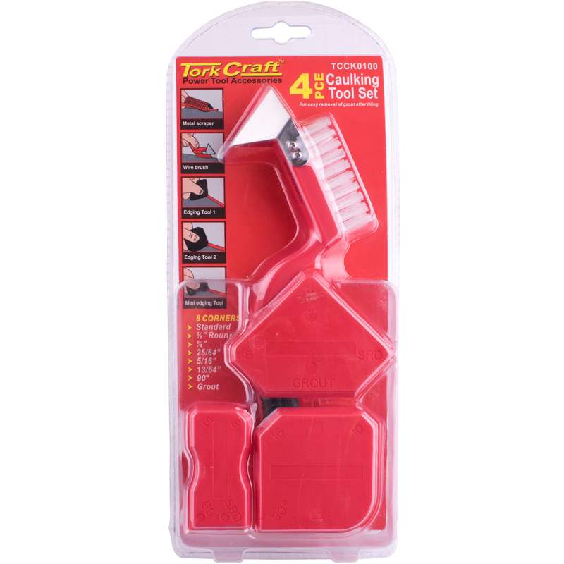 Tork Craft 4pc Caulking Tool Set