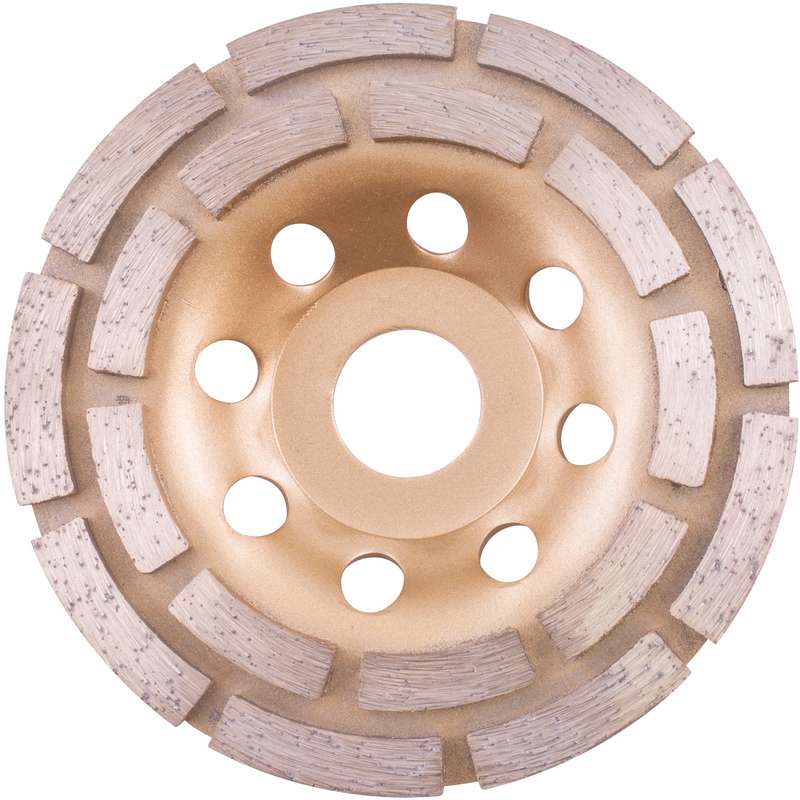 Tork Craft Dia. Cup Wheel 115 X 22.23mm Dbl Row Cold Pressed