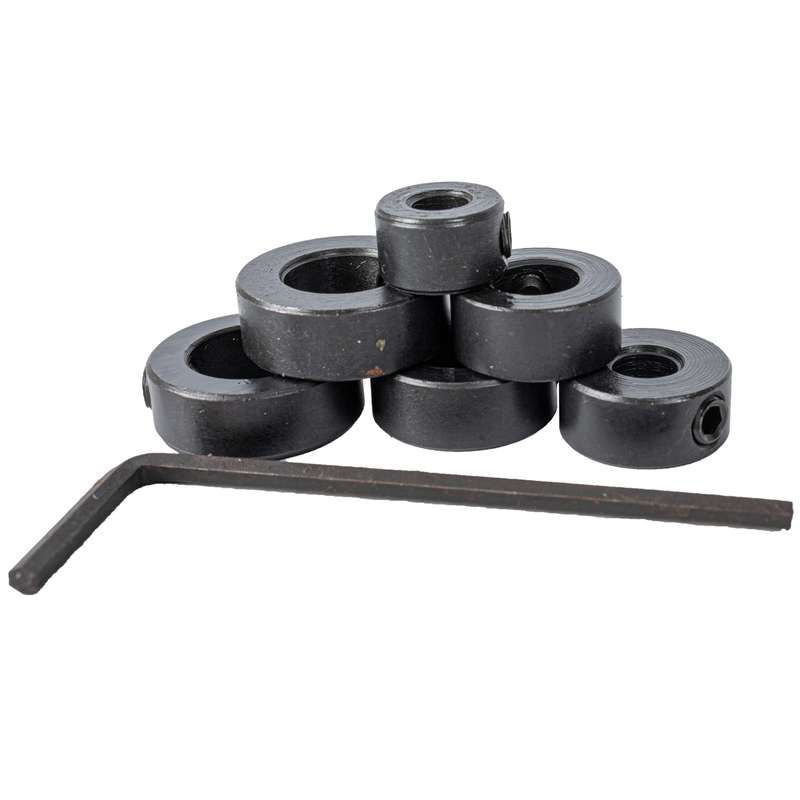 Tork Craft 7pc Drill Stop Set (5.6.8.10.11.12mm) C/w Allen Key