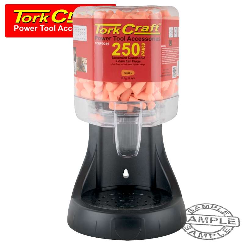 Tork Craft Ear Plug Dispenser C/w 250 Pairs Of Ear Plugs
