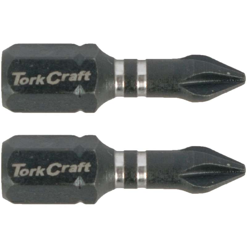 Tork Craft Impact Phil.1 X 25mm Ins.bit 2/card Ph1