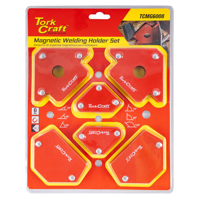 Tork Craft 6pc Welding Magnet Set