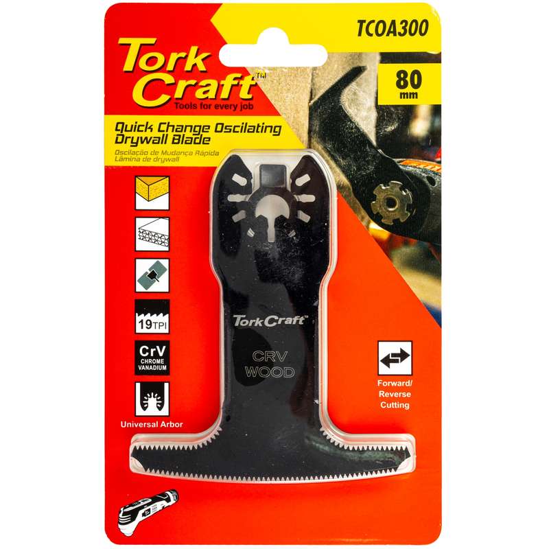 Tork Craft Oscillating Drywall Blade 82x50x1mm