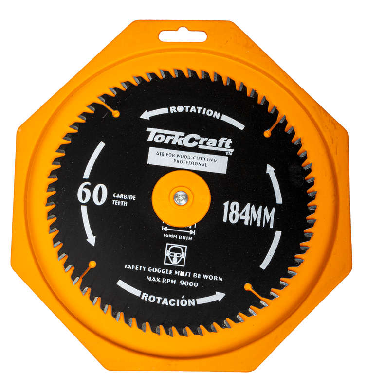 Tork Craft Blade Thin Kerf 184x60t 20/16