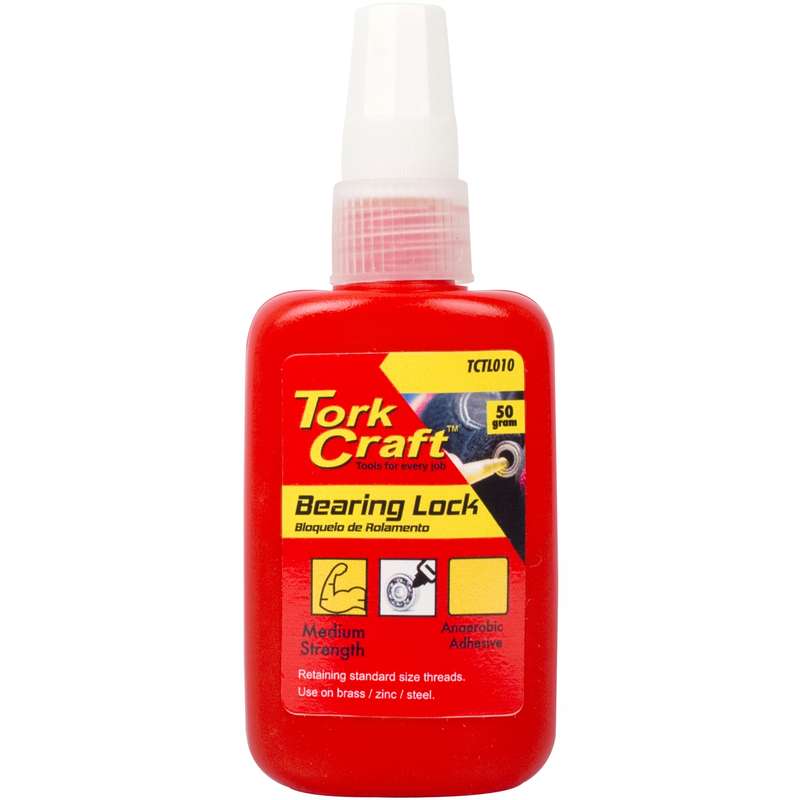 Tork Craft Bearing Lock Medium Strength For Std Sized Cylindrical Parts - Yellow