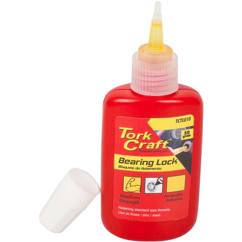 Tork Craft Bearing Lock Medium Strength For Std Sized Cylindrical Parts - Yellow