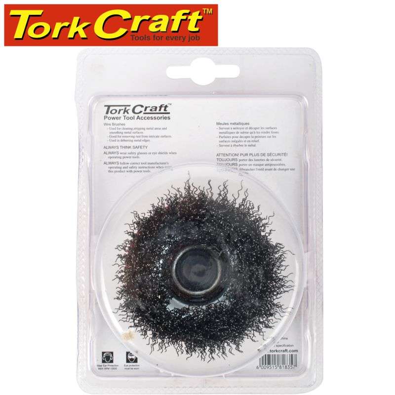 Tork Craft Wire Cup Brush Crimped Plain 75mmxm14 Blister