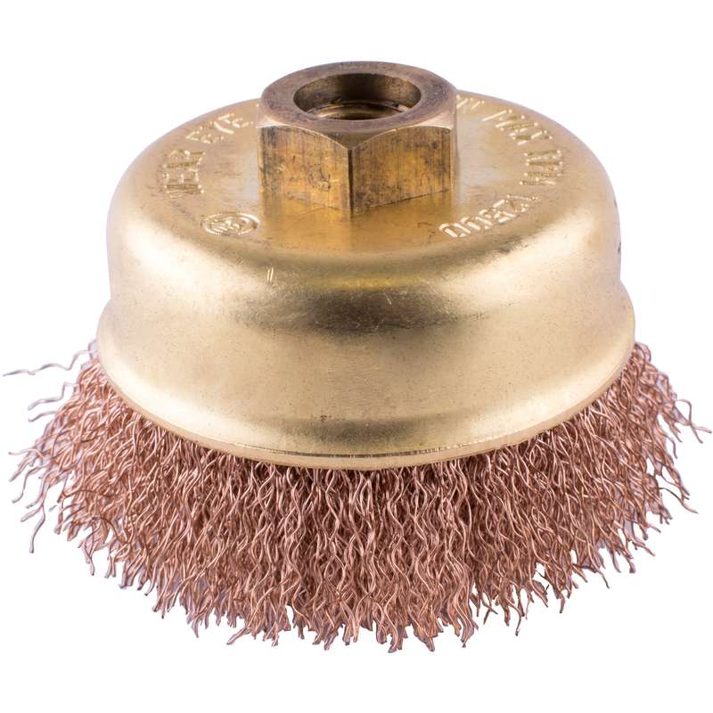 Tork Craft Wire Cup Brush Non Sparking Crimped 60mmxm14  Bulk
