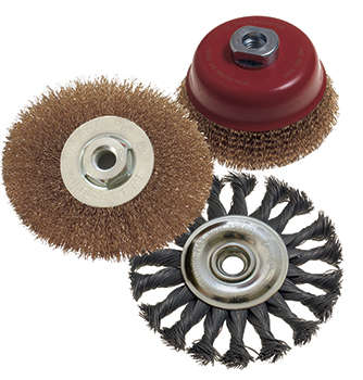 Tork Craft Wire Brush Set 3pce 100mm Twist Knot Wheel