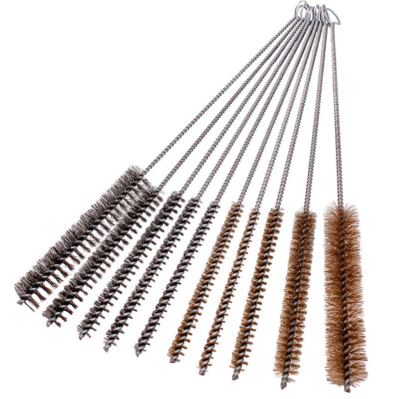 Tork Craft Tube Pipe Brush Set Brass 10pc