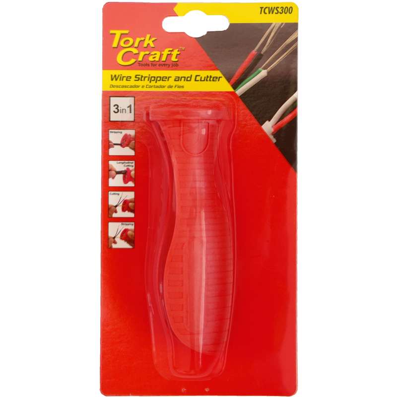 Tork Craft Wire Stripper 3 In 1  4-10mm Rnd Cables 8-10mm Longitud Cutting