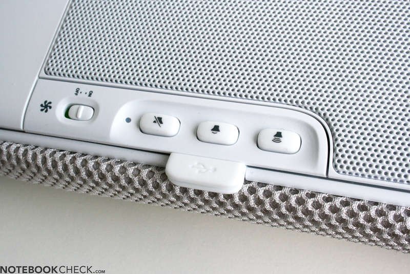 Logitech Lapdesk. Offers a Cooling Fan, Immersive Audio and Increased Comfort