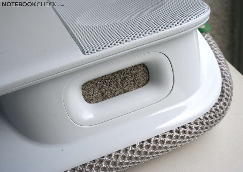 Logitech Lapdesk. Offers a Cooling Fan, Immersive Audio and Increased Comfort
