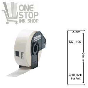 Bro DK11201 (DK-11201) 29mm x 90mm Standard Address Label - 400/Roll (Compatible)
