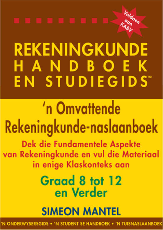 REKENINGKUNDE HANDBOEK EN STUDIEGIDS  Graad 8 tot 12 en verde