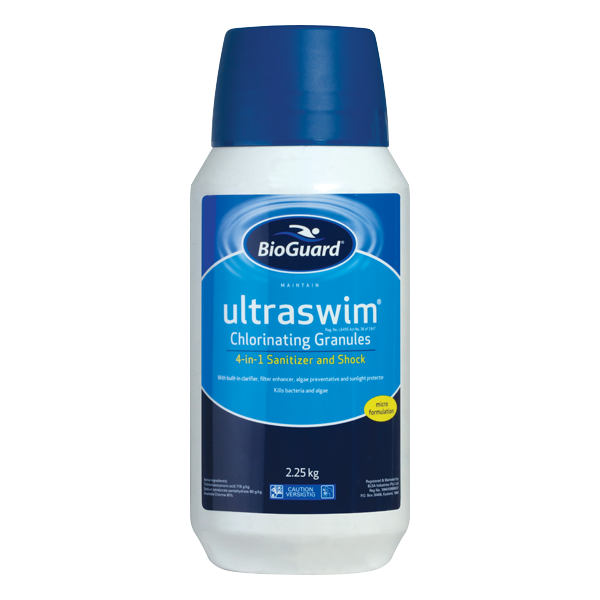 POOL CHLORINE BIOGUARD ULTRASWIM 2.25Kg TRI-CHLOR