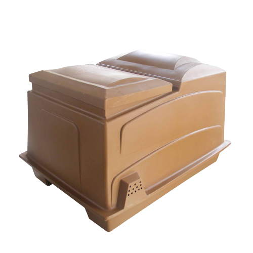 PUMP AND FILTER BOX  COMBI 2 IN 1 COVER AND BASE EMPTY (BROWN)