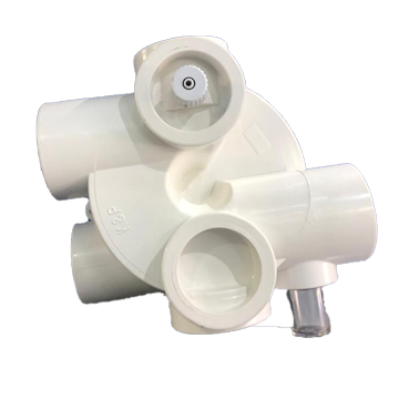 POOL FILTER MULTI PORT VALVE COMPLETE COLLINS STYLE THREADED (AQUAMAX)