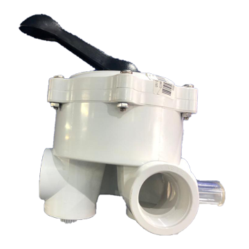 POOL FILTER MULTI PORT VALVE COMPLETE COLLINS STYLE THREADED (AQUAMAX)