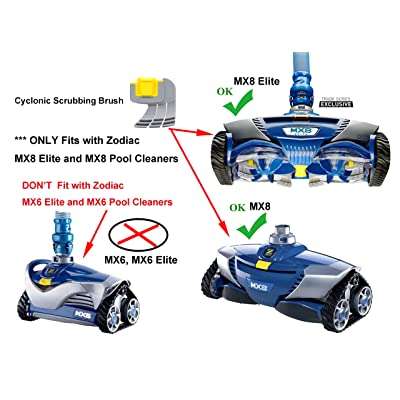 ZODIAC MX8 ELITE FAN AND SCRUBBER ASSEMBLY (SET OF 2)