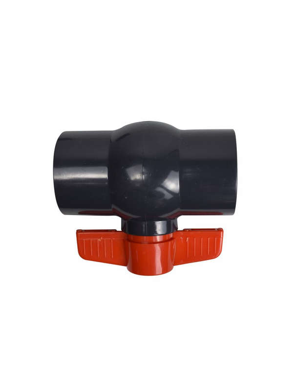 POOL BALL VALVE PVC GLUED NO UNION 63mm