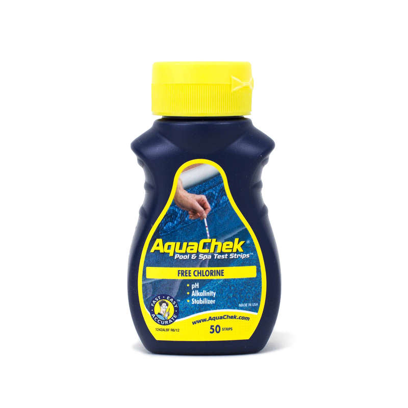 POOL TEST STRIPS AquaChek CHLORINE 4-in-1