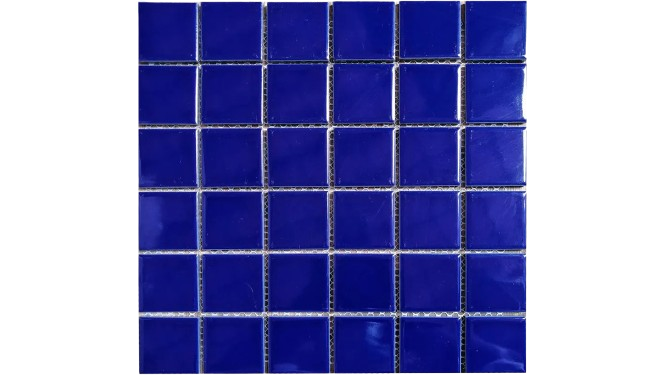 POOL MOSAIC TILES COBULT BLUE (48x48x4mm)