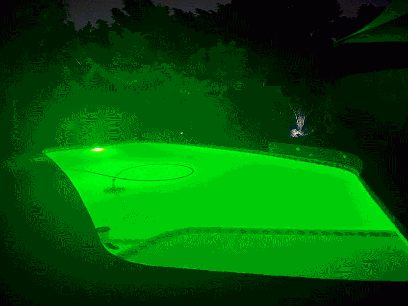 POOL LIGHT IPP "SUPREME" LED RETROFIT RGBW COLOUR CHANGING (BLACK FACE)