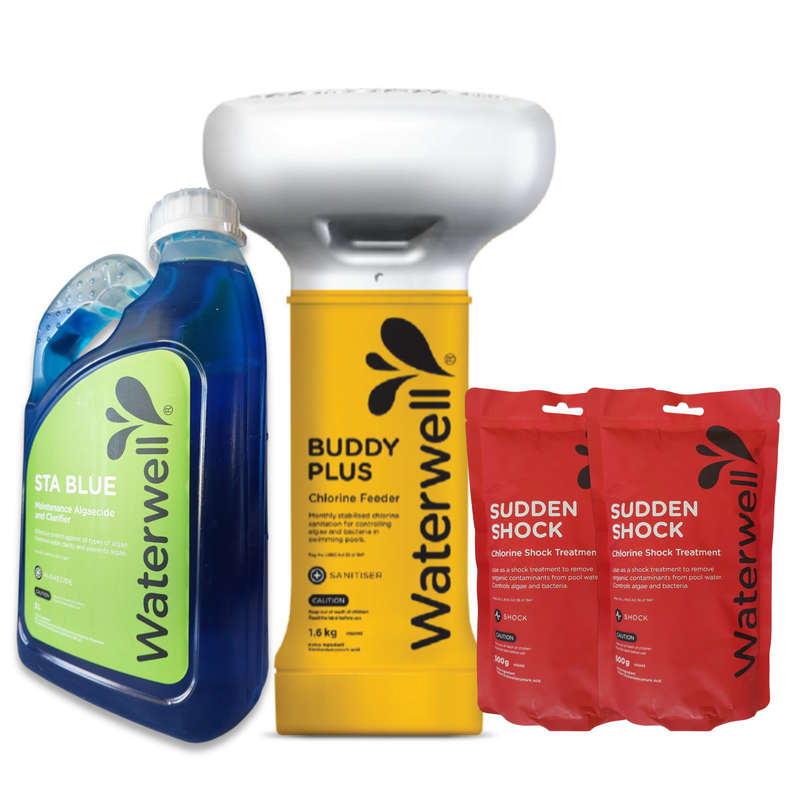POOL CARE WATERWELL MONTHLY BUDDY PLUS MAINTENANCE PACK