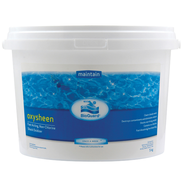 POOL SHOCK CHLORINE FREE OXYSHEEN  SHOCK TREATMENT