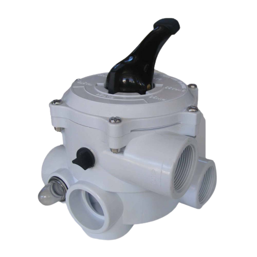 POOL FILTER MULTI PORT VALVE AQUAMAX COMPLETE (STANDARD GLUED)