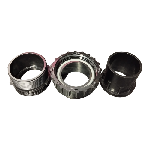 POOL FITTING PVC UNION 50mm 2MALE THREAD AQUAMAX (BLACK)