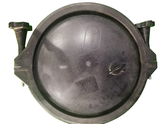 POOL FILTER LID QUALITY SUPERFLO 2 (WITH O RING AND CLAMPS)