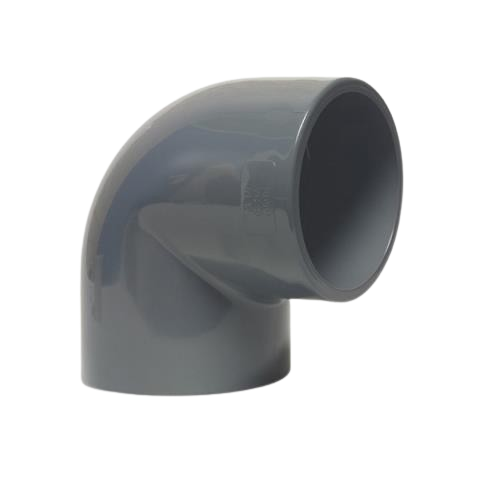 PVC FITTING BEND 63mmX90D UPVC GREY H/DUTY