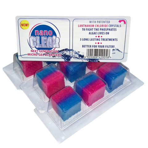 POOL CLARIFIER DUAL-ACTION NANO CLEAR GEL BLOCK 3PK