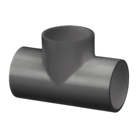 PVC FITTING TEE 63mm UPVC GREY H/DUTY