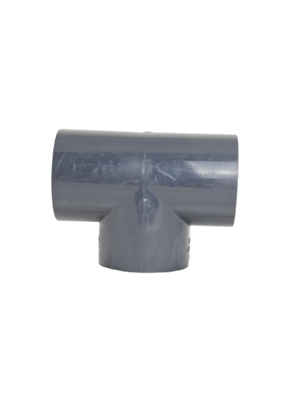 PVC FITTING TEE 63mm UPVC GREY H/DUTY