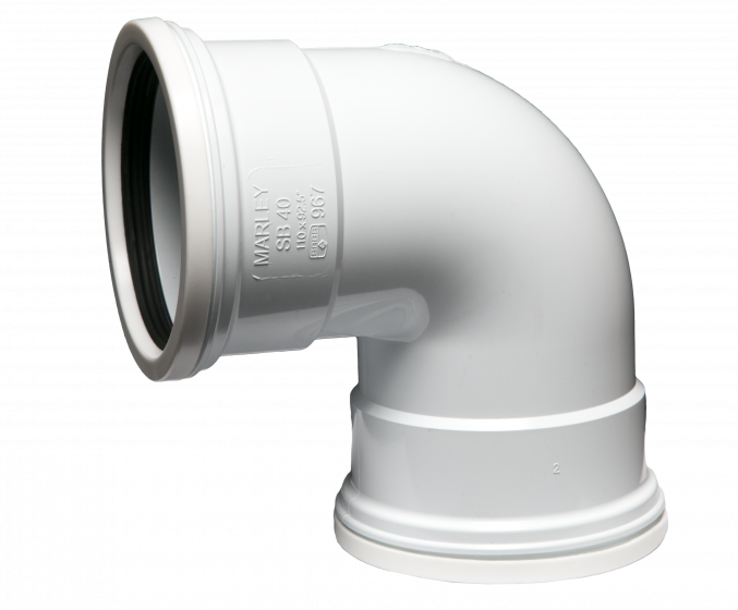 PVC FITTING BEND 110mm 95D MARLEY SV SB40  (KOI POND)