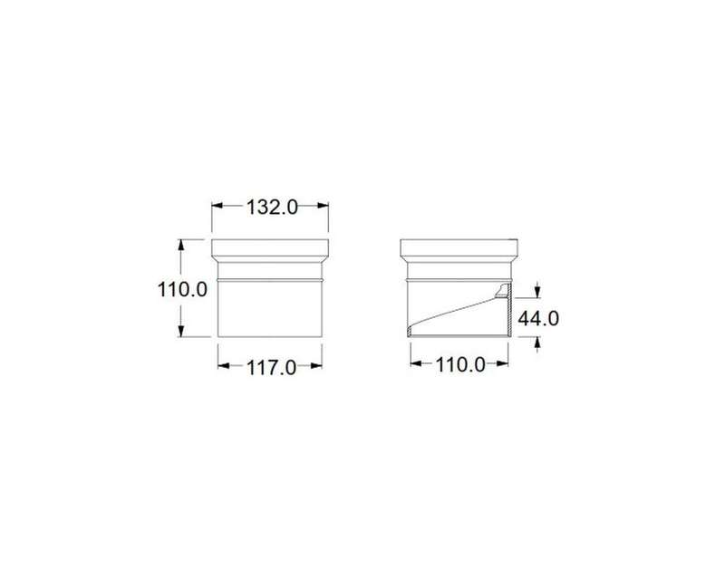 PVC FITTING CONNECTOR 110mm MARLEY SV SE400 (KOI POND)