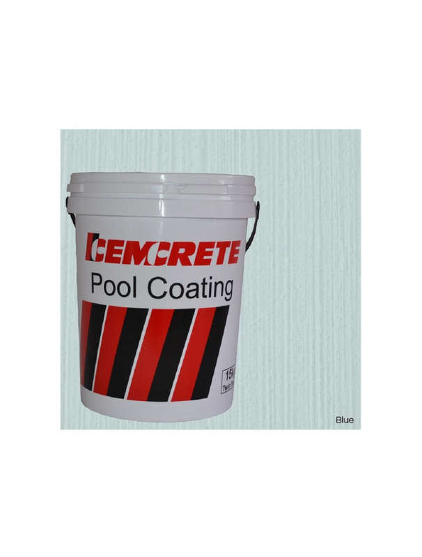POOL COATING CEMCRETE 15KG SKY BLUE