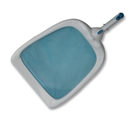 POOL LEAF SKIMMER DELUX WHITE HEAVY DUTY WITH V-CLIP