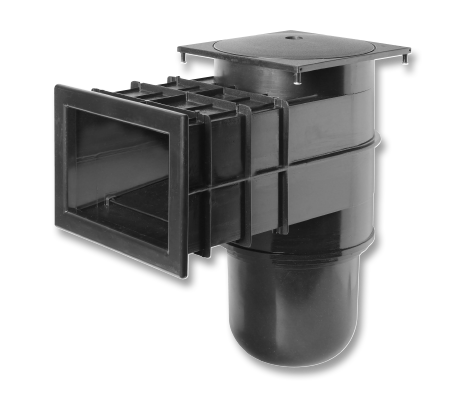 POOL WEIR SPECK BADU COMPLETE WEIR GUNITE SMALL BLACK