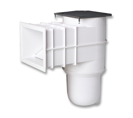 POOL WEIR SPECK BADU COMPLETE WEIR GUNITE SMALL WHITE/GREY