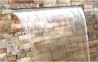 POOL WATERFEATURE LETTERBOX STYLE STAINLESS STEEL (800mm)
