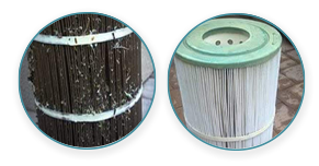 POOL CARTRIDGE FILTER CLEANING COMB BRUSH