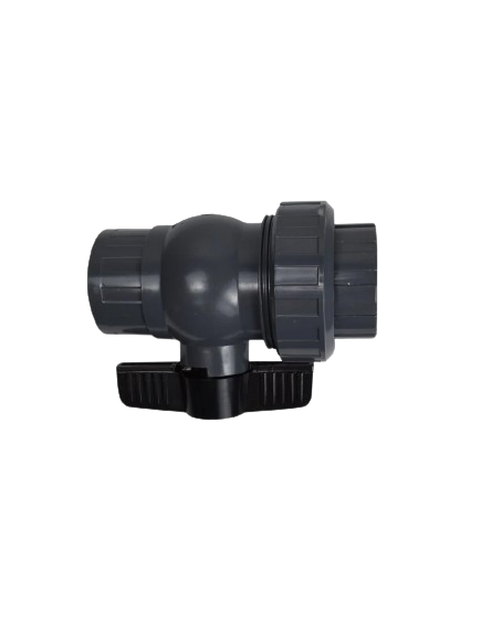 POOL BALL VALVE COMPACT GLUED SINGLE UNION 50mm