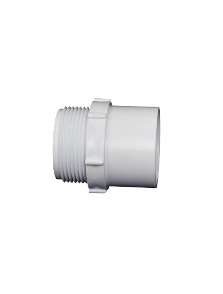POOL FITTING PVC 50 MALE GLUED X 1 1/2 MALE THREADED ADAPTOR (16W)